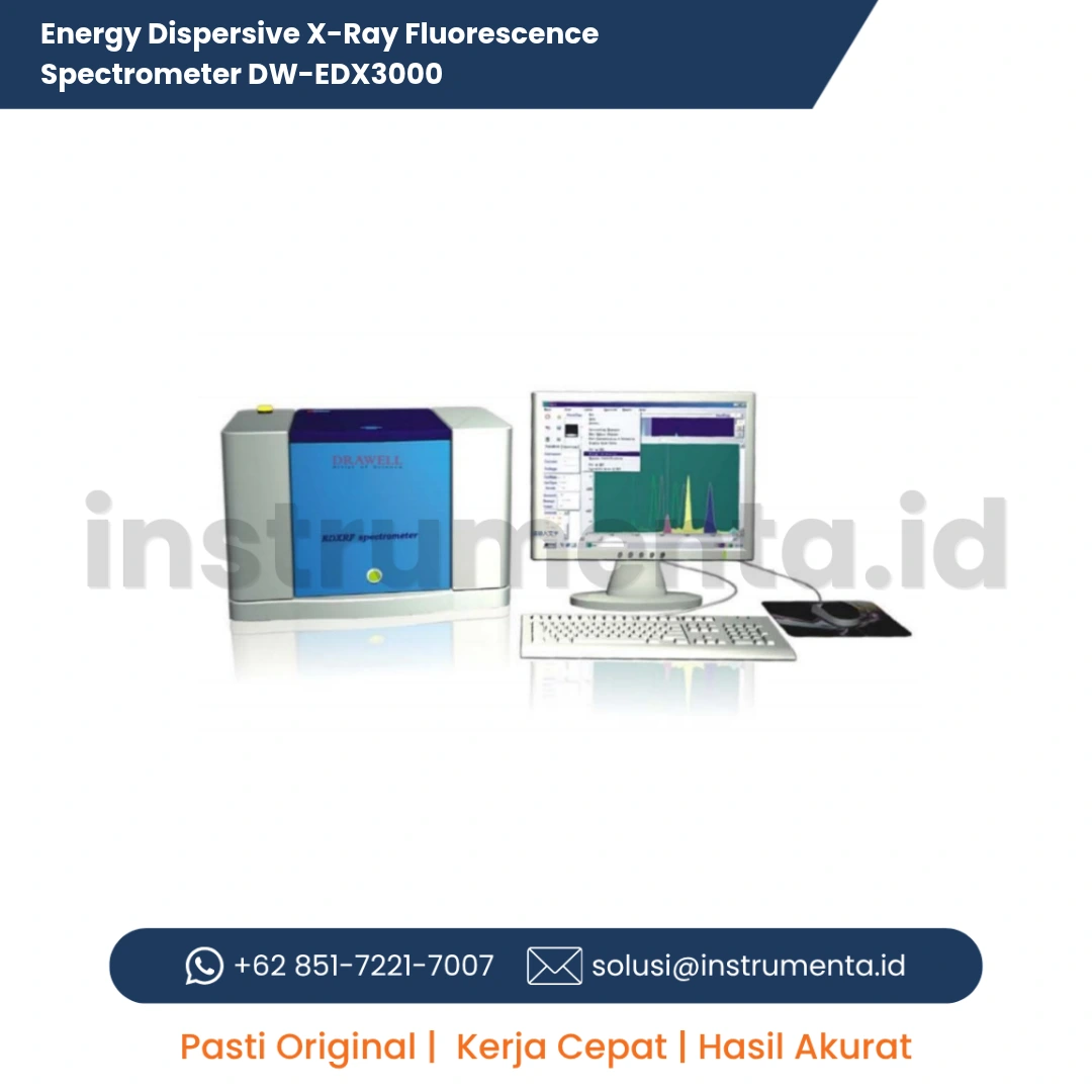 Distributor Resmi Energy Dispersive X-Ray Fluorescence Spectrometer DW-EDX3000 Presisi Tinggi Ready Stock